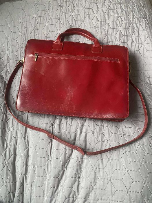 VERA PELLE teczka/aktówka ze skóry naturalnej