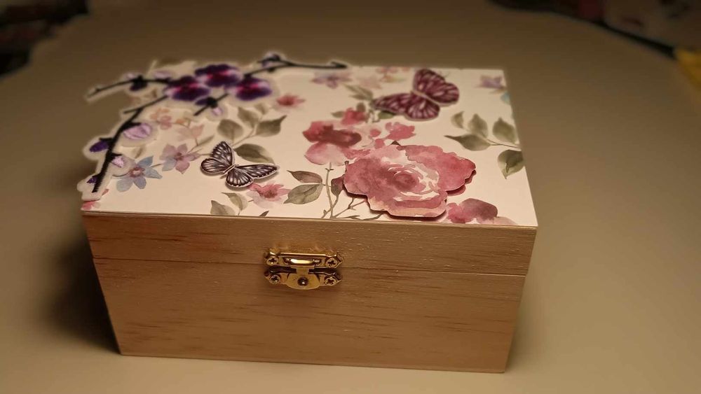 Pudełko ozdobne ręcznie robione