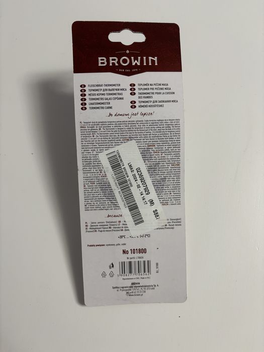 Termometr do piekarnika do mięs