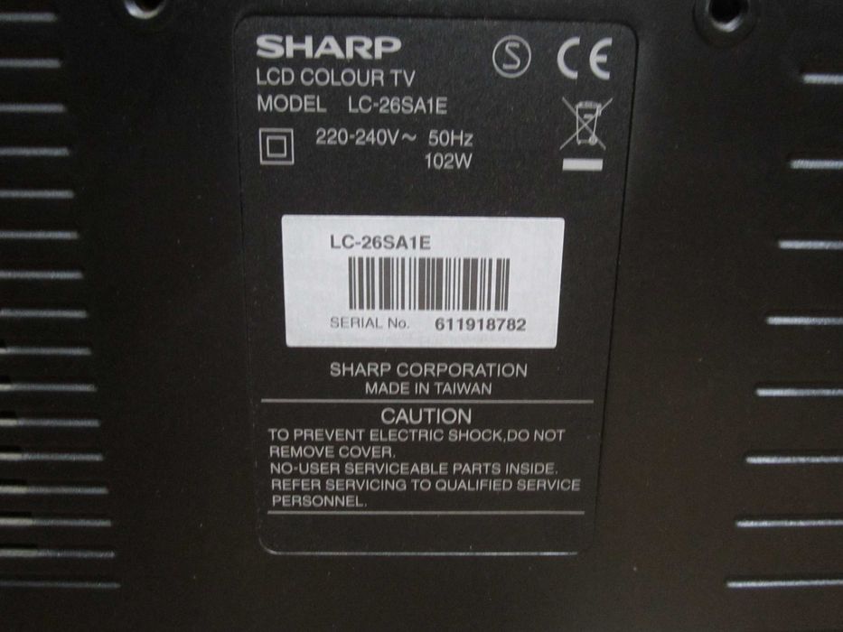 telewizor LCD Sharp LC- 26SA1E monitor HDMI
