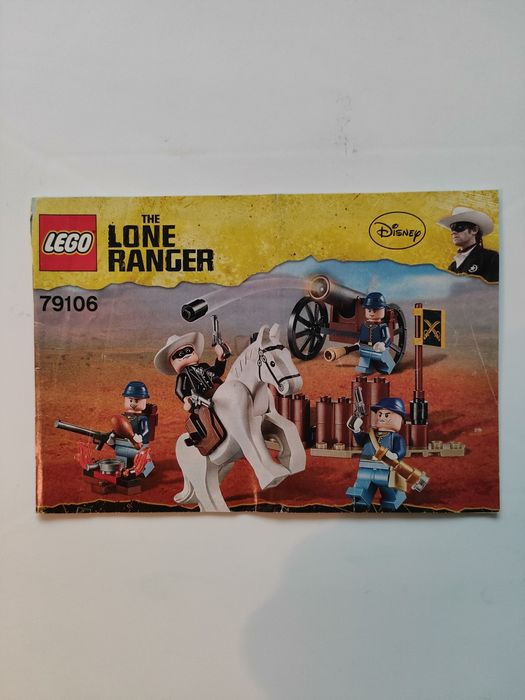 Instrukcja LEGO The Lone Ranger 79106 Cavalry Builder Set stan BDB