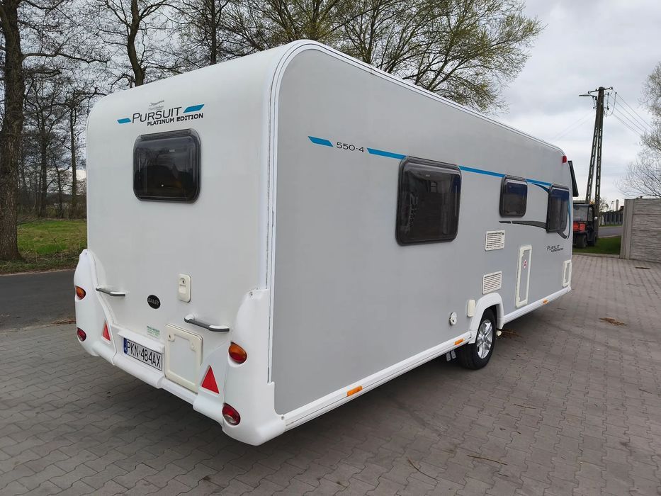Bailey Pursuit R Mover Srebrna Piękna Przyczepa Alu Tech
