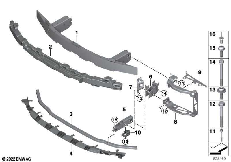Strefa zgniotu prawa BMW Seria: 2', Seria: 3', Seria: 4'nr. mag 1/130
