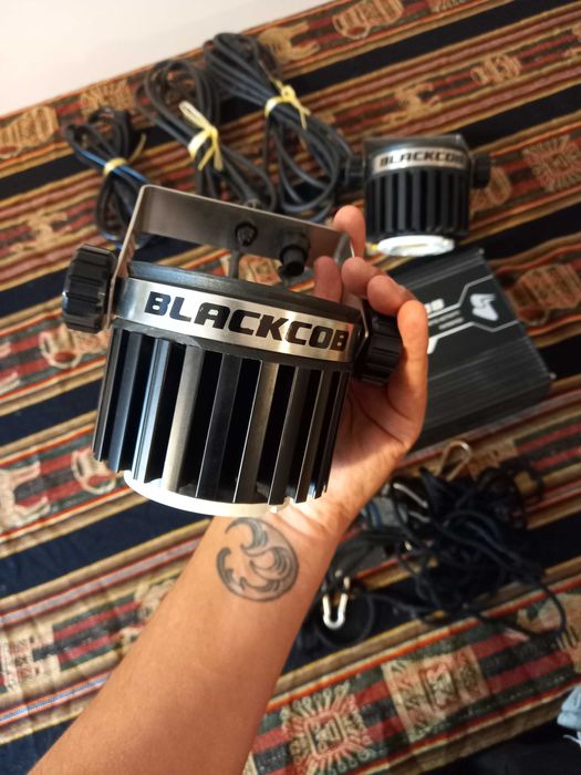 Iluminação cultivo Led Black cob