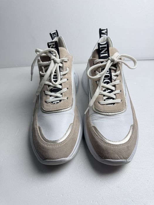 Sneakersy skórzane  Nero Giardini r.41 styl casual premium