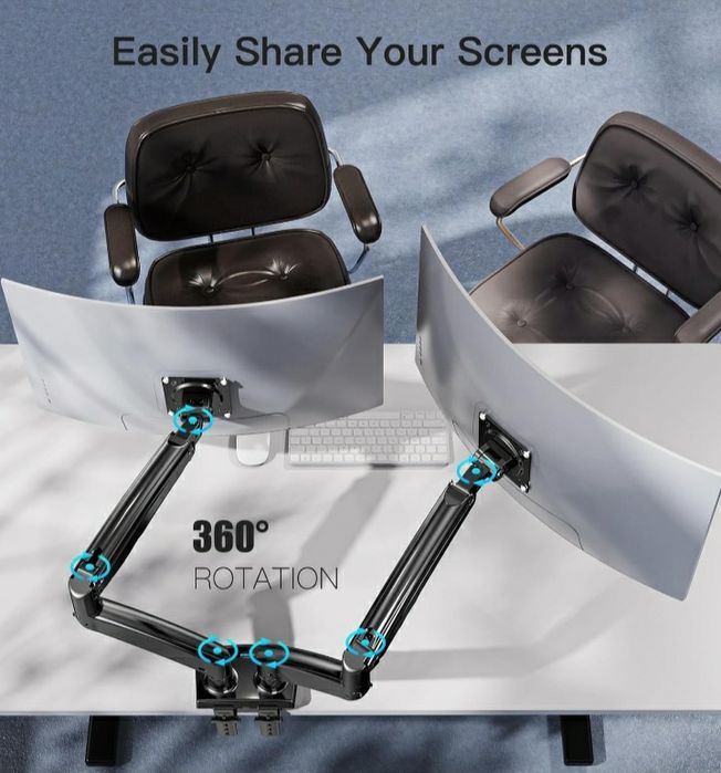 !! PREMIUM Uchwyt do 2 monitorów 17-35" EXTRA Strong !!