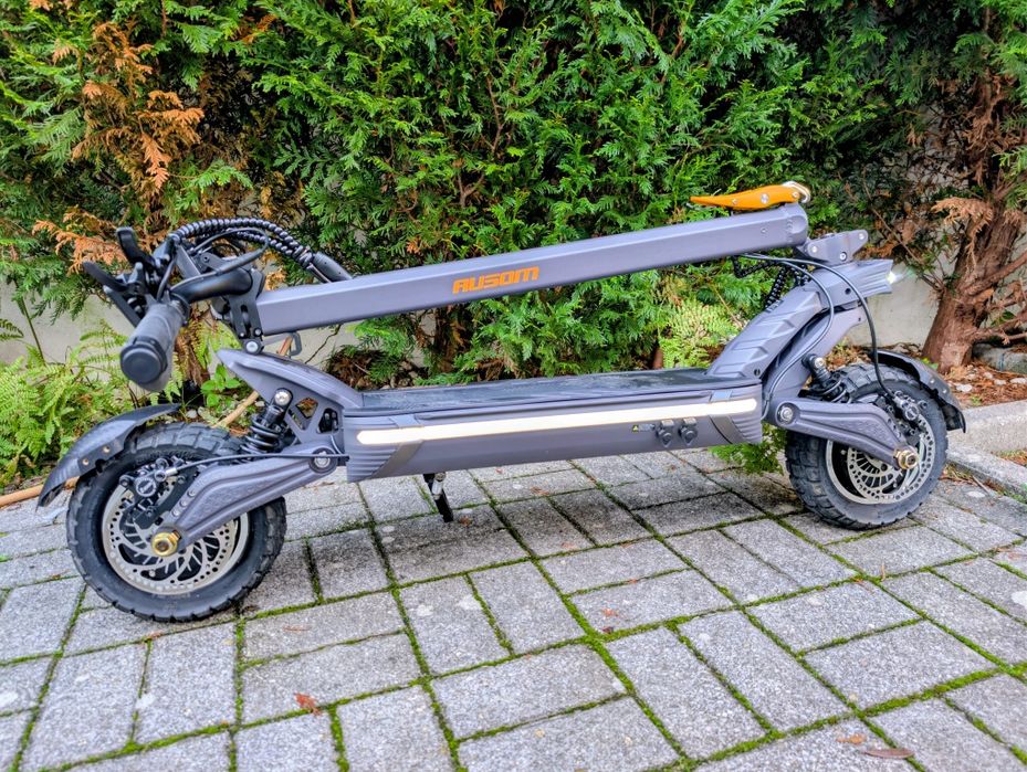 Trotinete Elétrica Dobrável AUSOM F1 MAX Dual Motor  Total 2800W