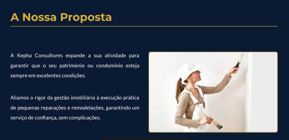 Pequenas Obras, Manutenção e Remodelações