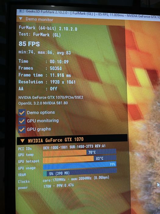 Ігровий ПК GTX 1070 8 GB / Ryzen 5 5500 / 16 GB DDR4 3200mhz