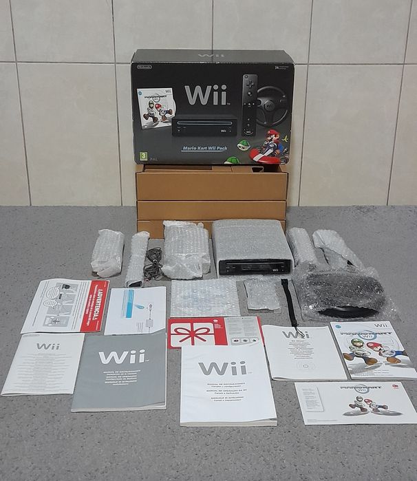 Consola Nintendo Wii Mario Kart Pack (EXCELENTE ESTADO NA CAIXA)