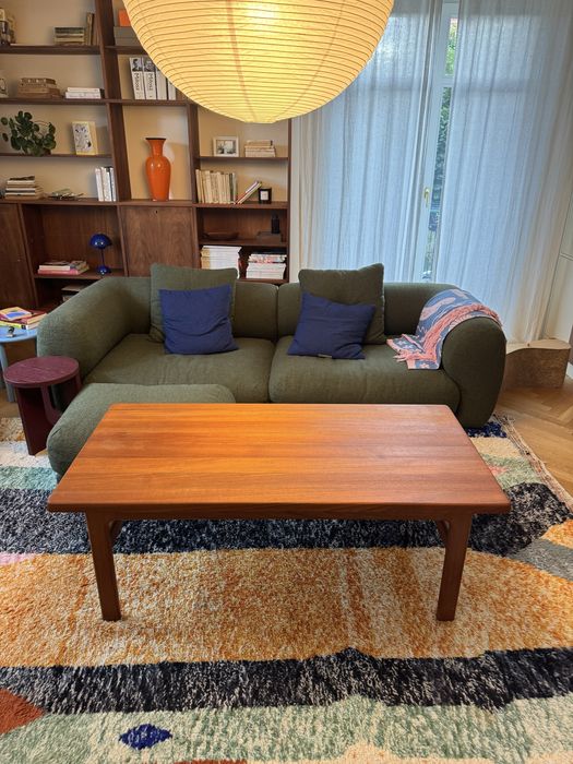Stolik teakowy Niels Bach mid century lite drewno duński
