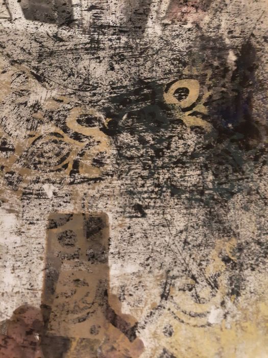 Lustro postarzane vintage loft boho