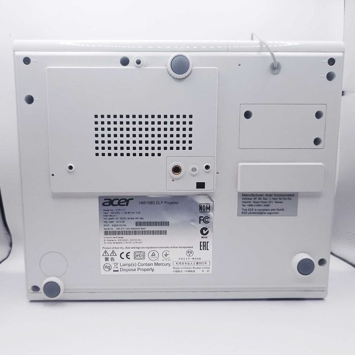 Projektor DLP - Acer H6510BD| 1920 x 1080 / 3000 lm | biały