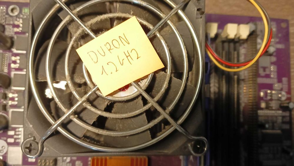 zestaw, płyta główna mercury, amd duron 1,2GHz, 1GB ram ddr1 kingston