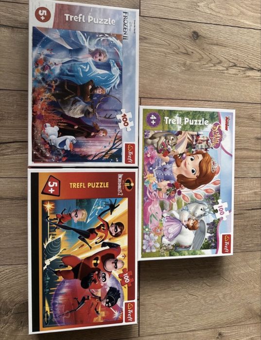 Puzzle Trefl zestaw
