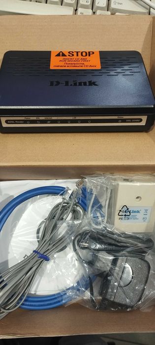 ADSL2 Router 4 port D-Link DSL-2540U новий