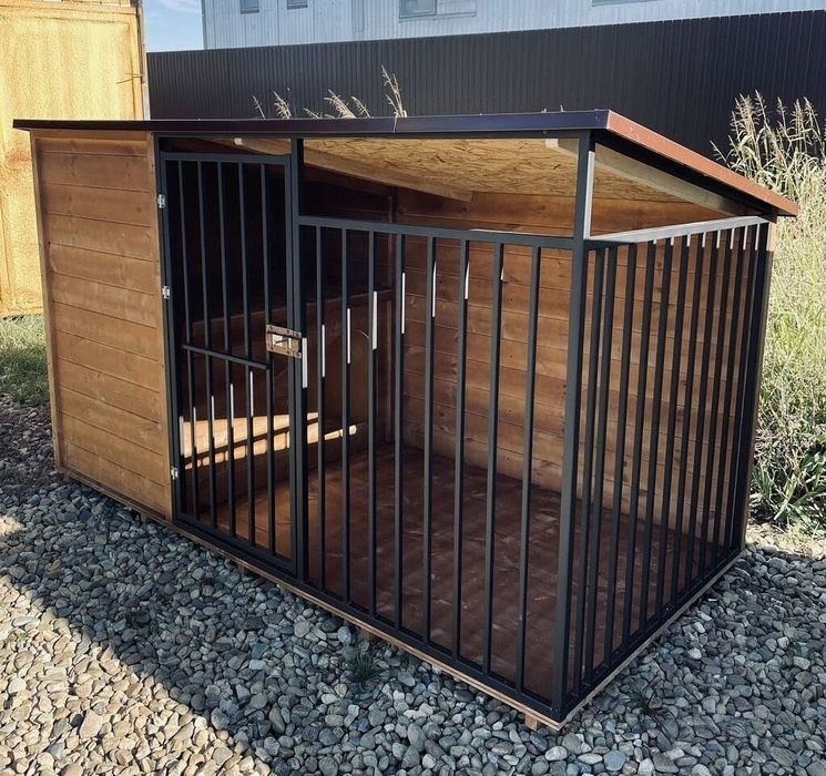 Якісний вольєр для собак, розміром 2.30*1.20