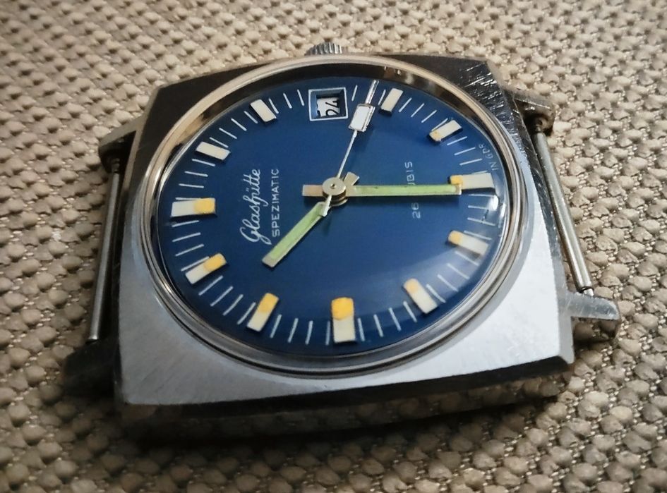 Zegarek Glashutte Spezmatic chromowany stan bardzo dobry . Dostawa gratis. Czytaj opis.