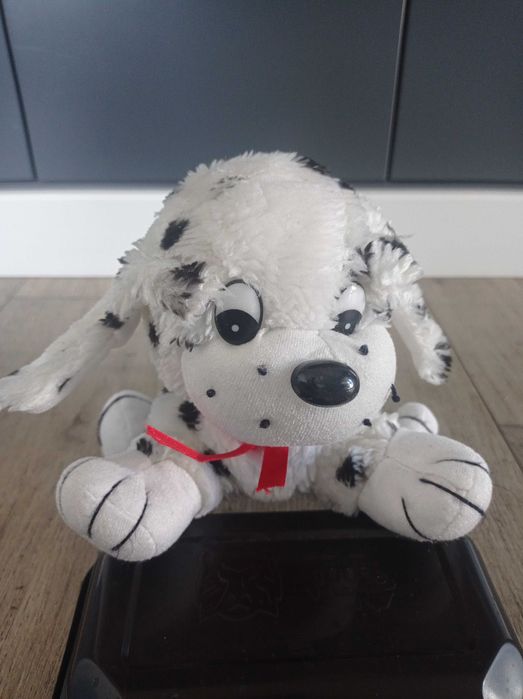 Maskotka Piesek czarno-biały