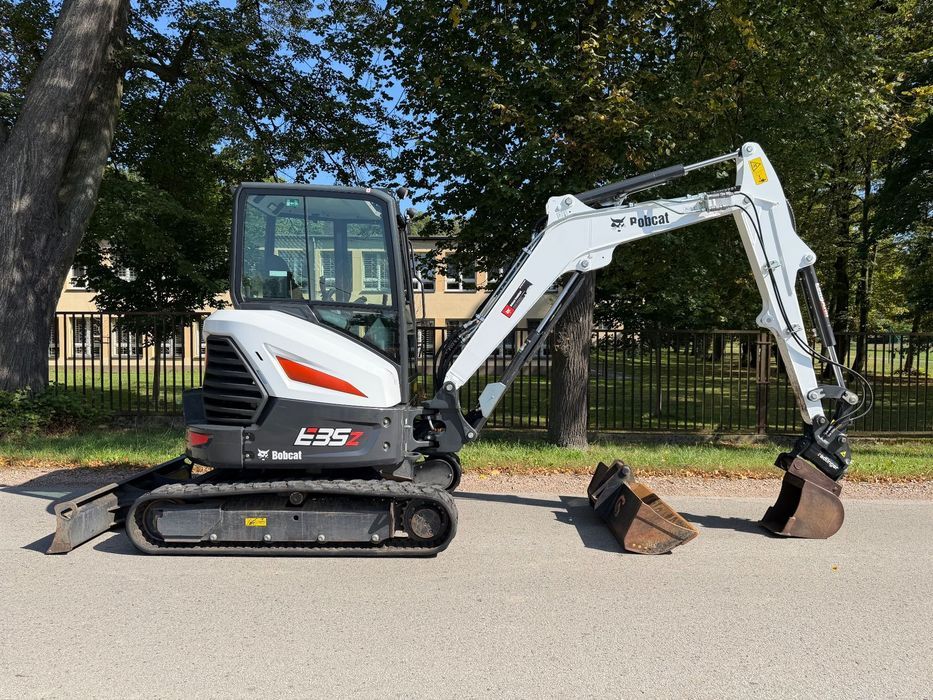 Bobcat Minikoparka E35z  | 2024 rok | Tylko 900 Mth | Głowica Powertilt | 2 Linie |