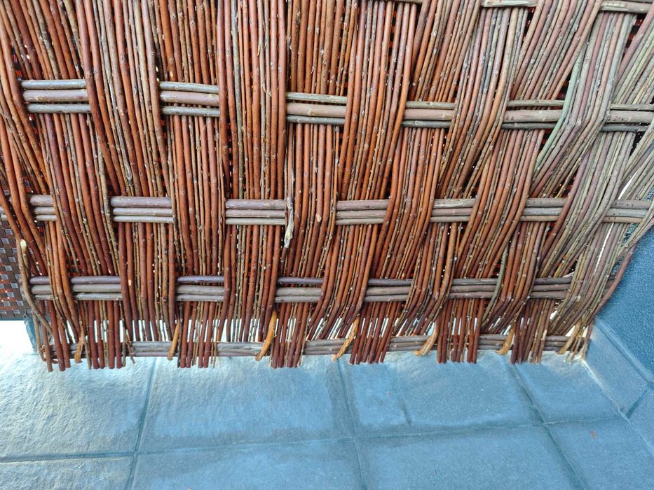 Panel wiklinowy naturalny 90cm x 180cm na balkon / taras / do ogrodu