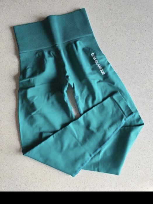 leginsy gym glamour nowe tiffany blue