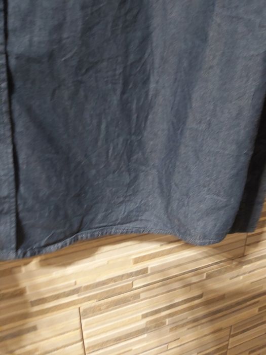 Koszula męska bawelniana jinsowa xxl z  stójką jesienna