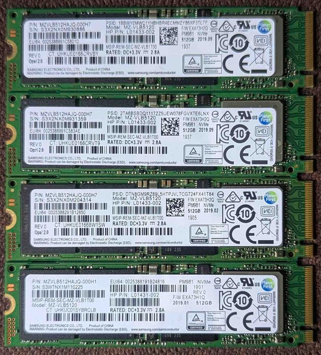SSD M2 Sata3/NVME PciE 4.0 (256-512-1TB-2TB)