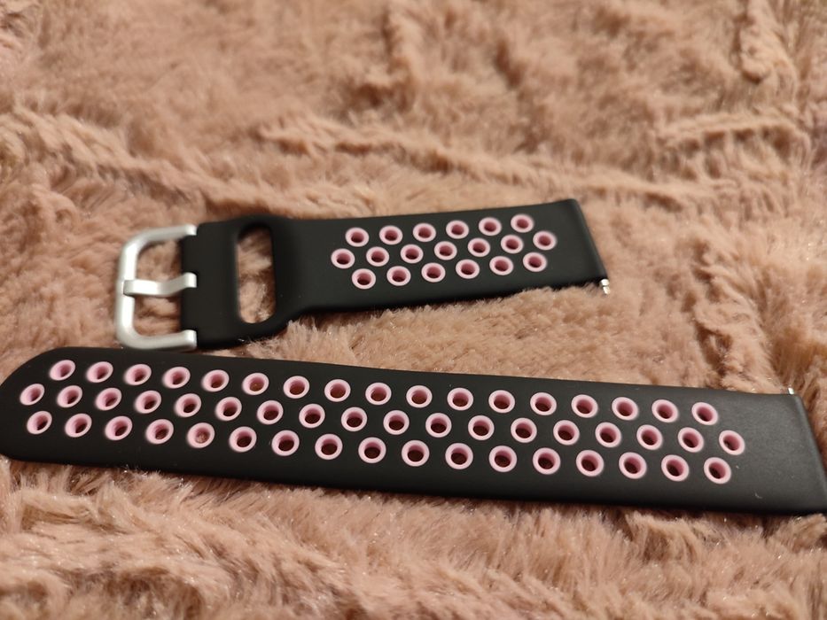 Śliczna silikonowa opaska na zegarek, szerokość 20mm