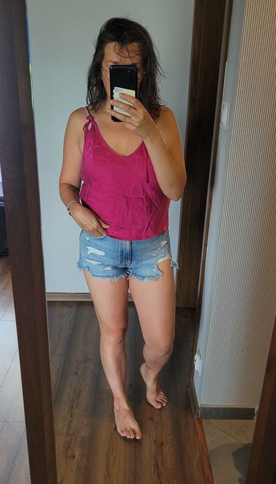Spodenki jeansowe szorty Zara