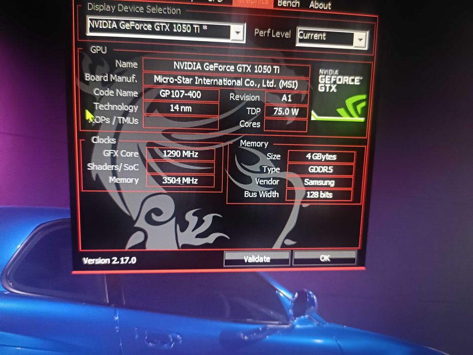 Karta Graficzna Nvidia GeForce GTX 1050 Ti 4GB