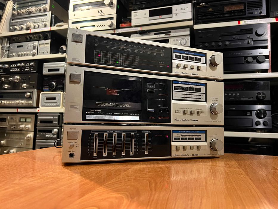 Wieża Fischer wzmacniacz CA-35 magnetofon CR-35 tuner FM-35 Audio Room