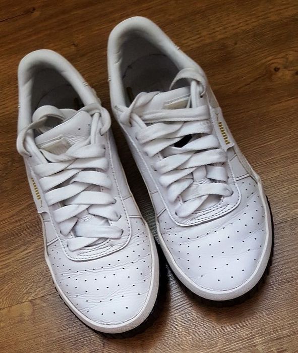 sneakersy skóra ,,PUMA" CALI WN'S damskie białe całoroczne roz.36 z UK