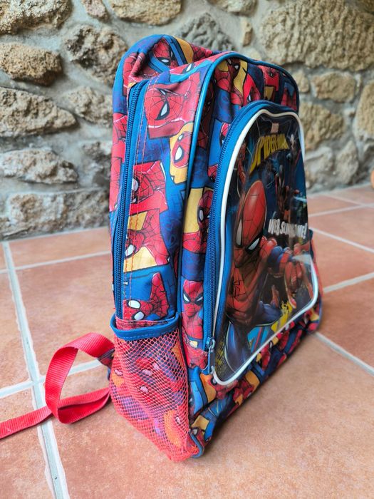 Mochila Escolar Spider Man- Marvel e Estojo