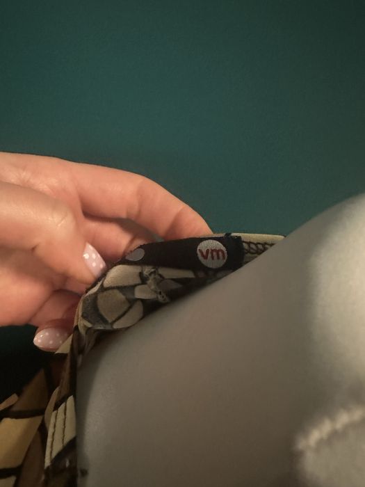 Sukienka midi w geometryczny wzór mozaiki