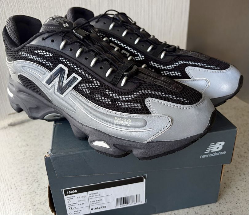 Кросівки New Balance 1000G Silver Metallic/Black US 11