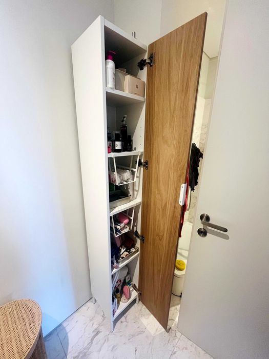 Armário alto IKEA ENHET 180cm - com porta e prateleiras - como novo