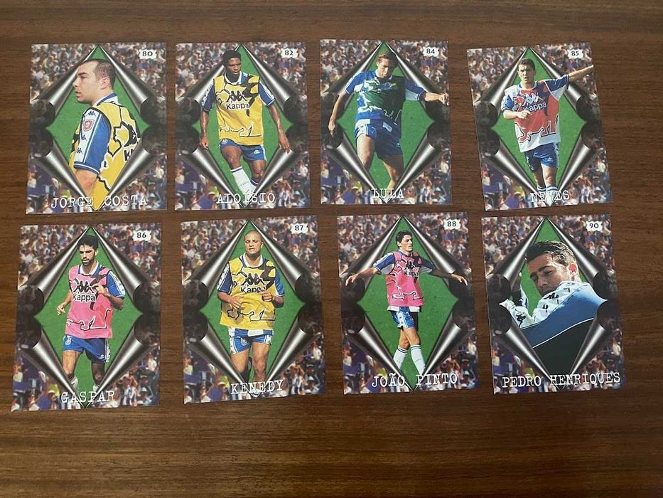 Cromos Panini do F. C. Porto Tetra Campeão 1998