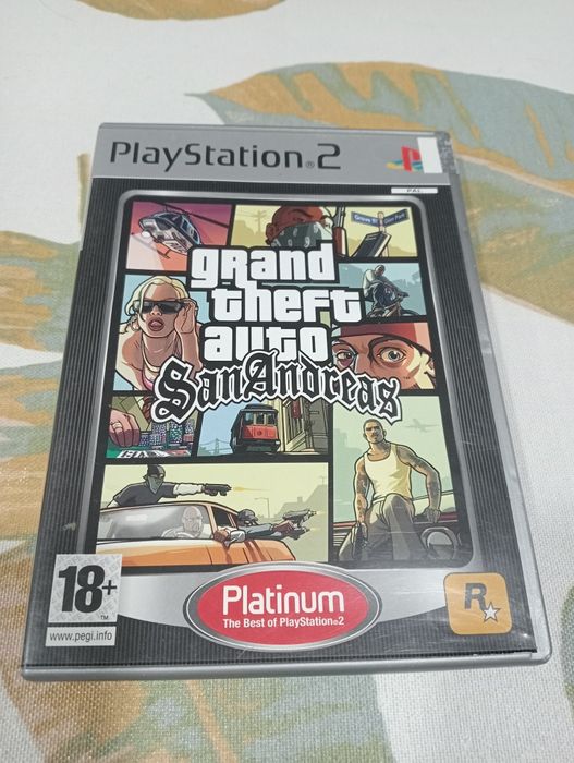 Jogo PlayStation 2 Grand Theft Auto San Andreas