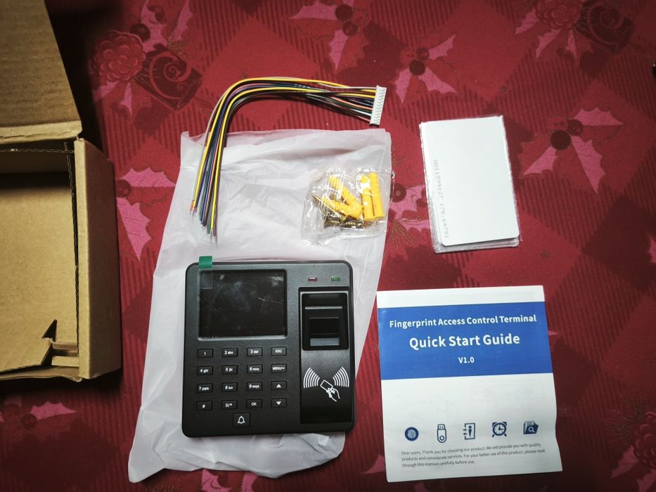 2x Máquina acesso controlo e registo  assiduidade impressão digital