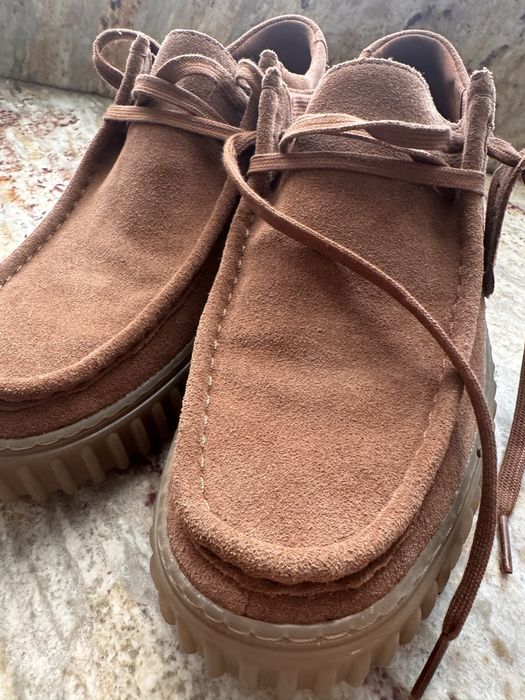 Clarks buty skorzane