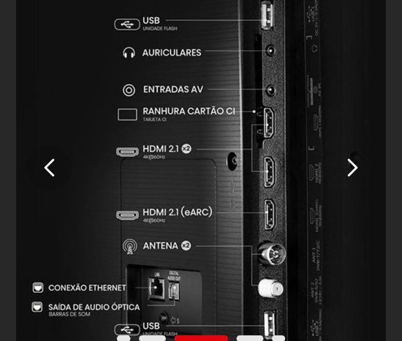 TV HISENSE 58’ Com um mês de uso urgente