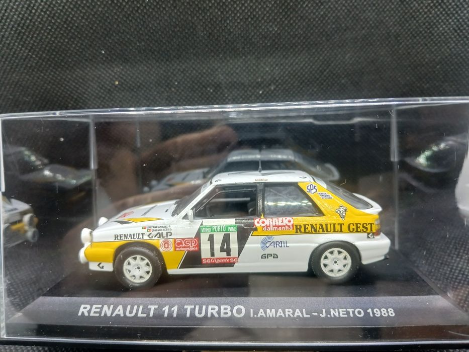 Miniatura 1/43 Renault 11 Turbo Inverno Amaral Rally  de Portugal 1988