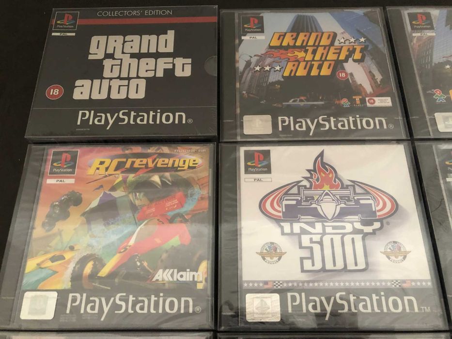 Jogo NOVO/SELADO PS1 PSX Playstation GTA2, 5 Star Racing, Formula 1 97