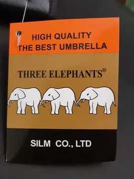 ЗОНТ ТРИ СЛОНА  Лидер Качества ПОЛУАВТОМАТ Парасолька Антиветер