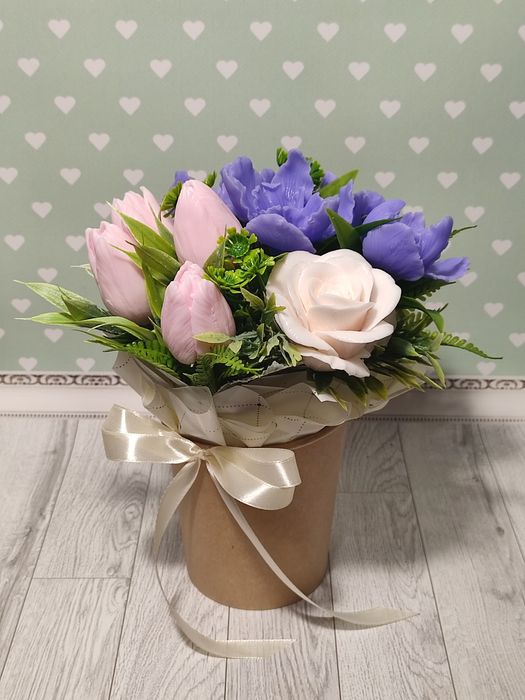 Букети з мила,мильні квіти