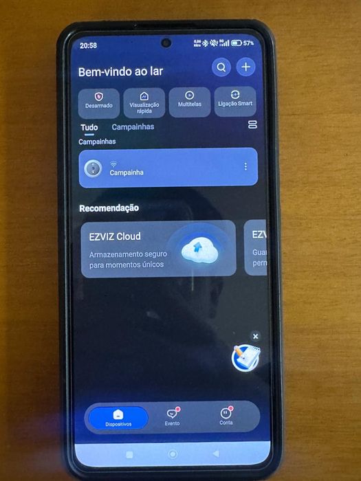 Videoporteiro digital EZVIZ DP2C como novo