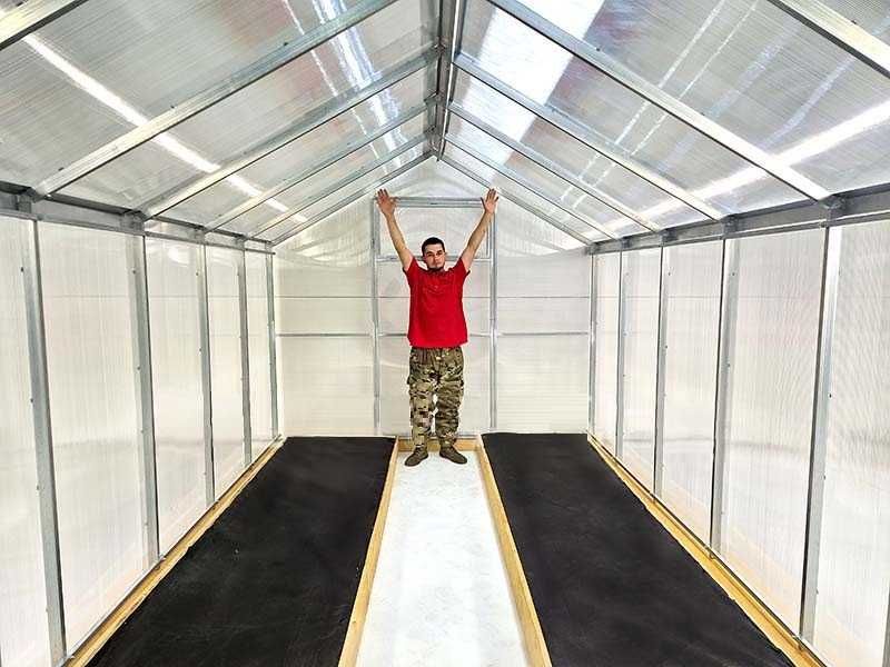 Szklarnia z poliwęglanu 2,5x4 2,5x6 2,5x8 Domek 3x4 3x6 3x8 PRODUCENT