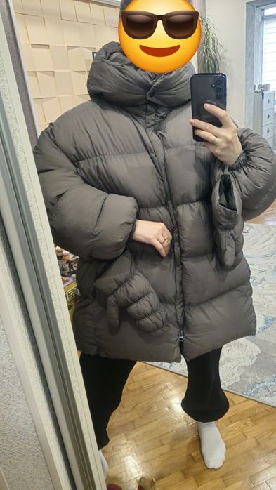 Пуховик з рукавицями SALE