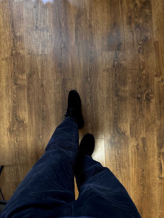 Чоловічі замшеві чорні ботинки Davis, 43 розмір